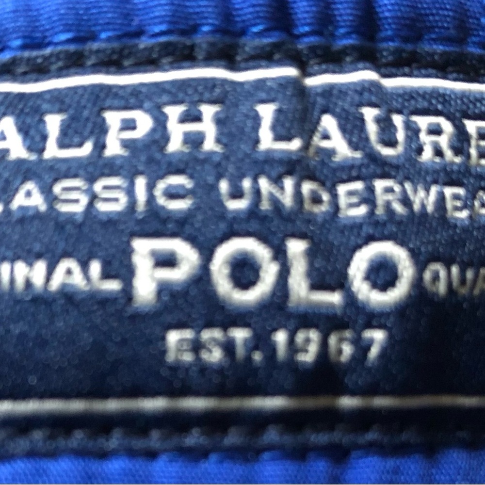 Boxer shorts mens new size L Polo Ralph Lauren cotton classic fit 1 button fly - Picture 3 of 4